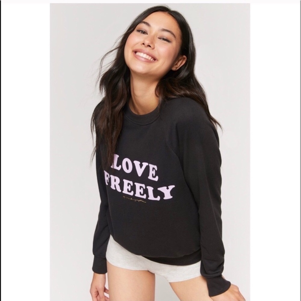 NWT Spiritual Gangster Love Freely Sweatshirt - Picture 2 of 10